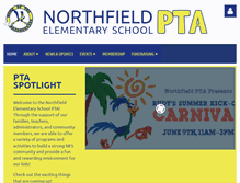 Tablet Screenshot of northfieldpta.org